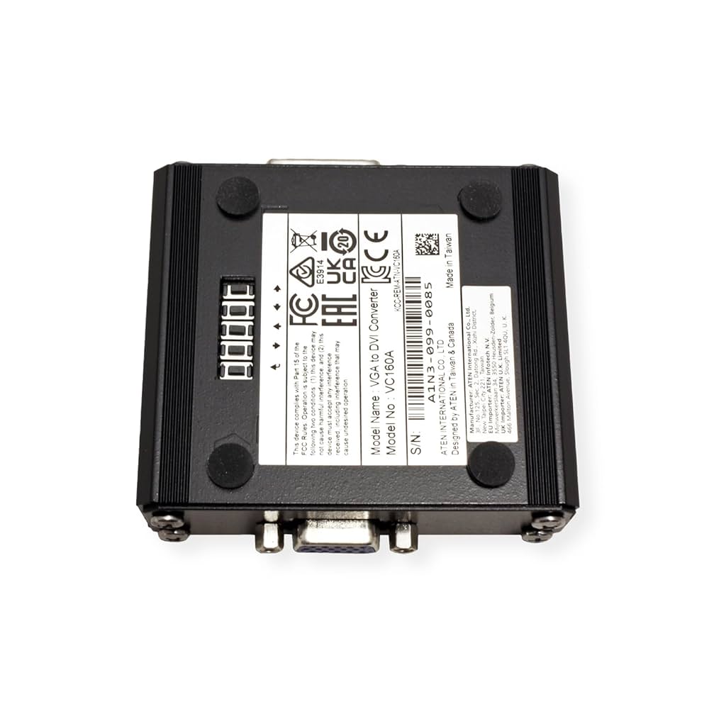【未使用新品】ATEN VGA to DVI コンバーター VC160A Amazon | ATEN ATEN VGA->DVIコンバーター VC160A/ATEN | ATEN
